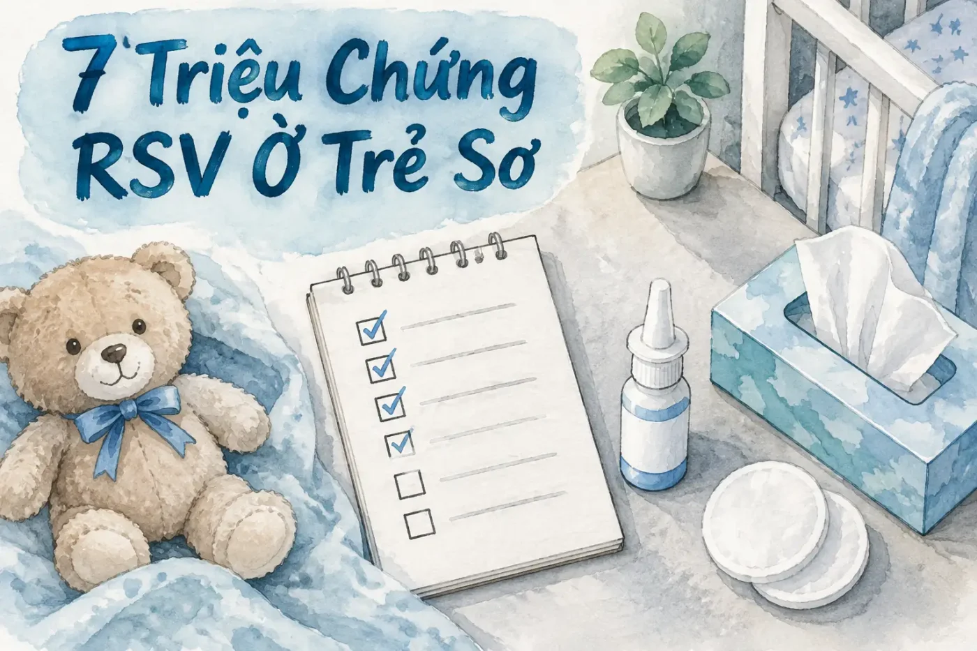 7 triệu chứng RSV ở trẻ sơ sinh cần biết