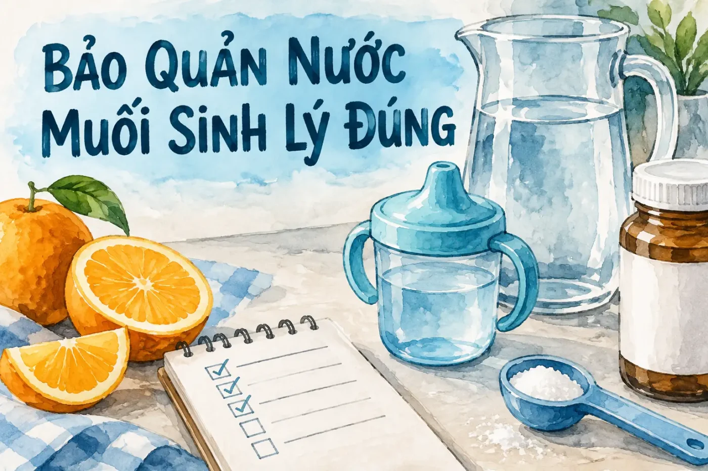 Bảo quản nước muối sinh lý đúng cách