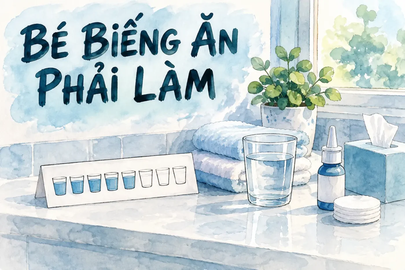 Bé biếng ăn phải làm sao