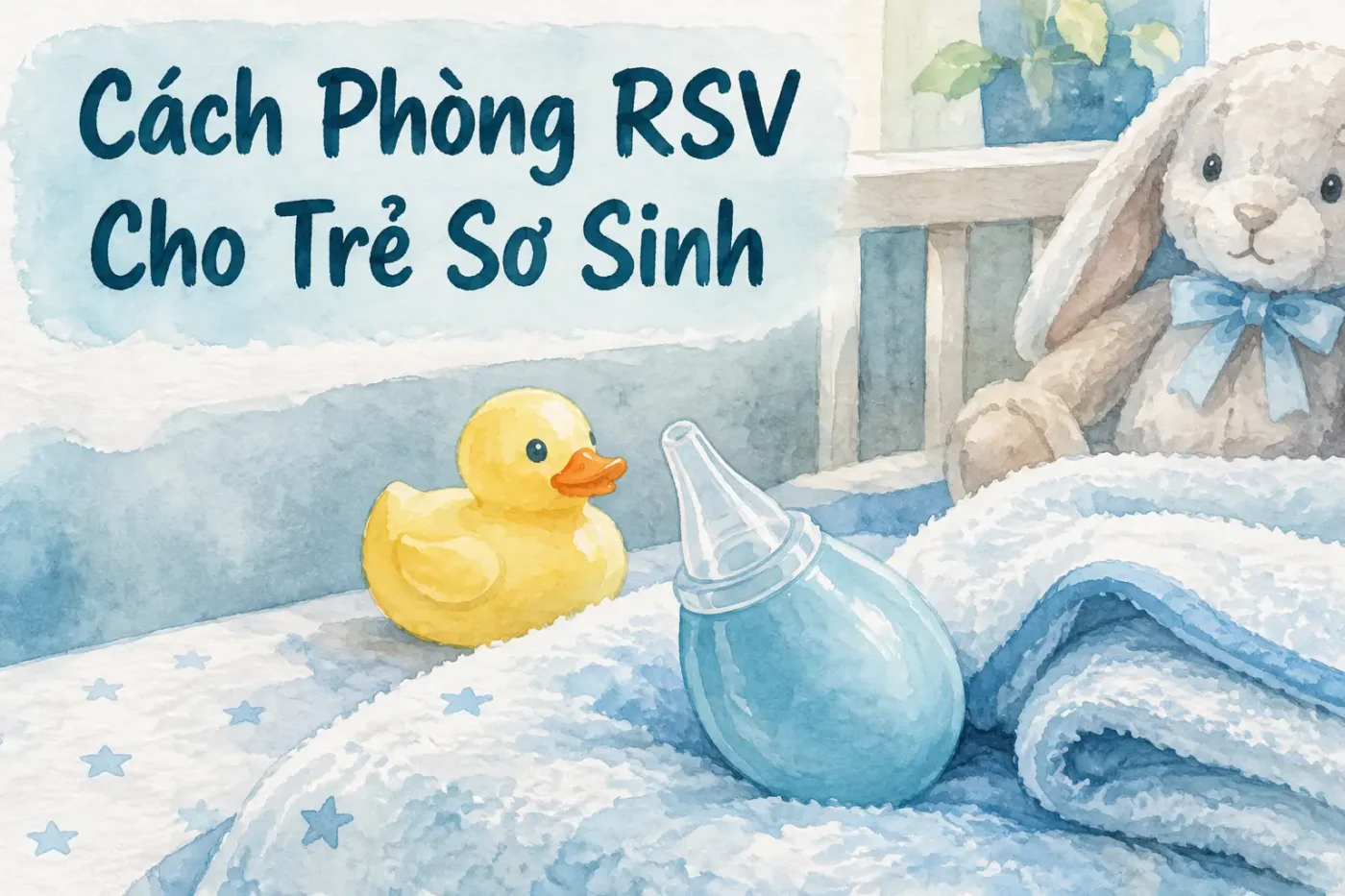 Cách phòng RSV cho trẻ sơ sinh an toàn tại nhà