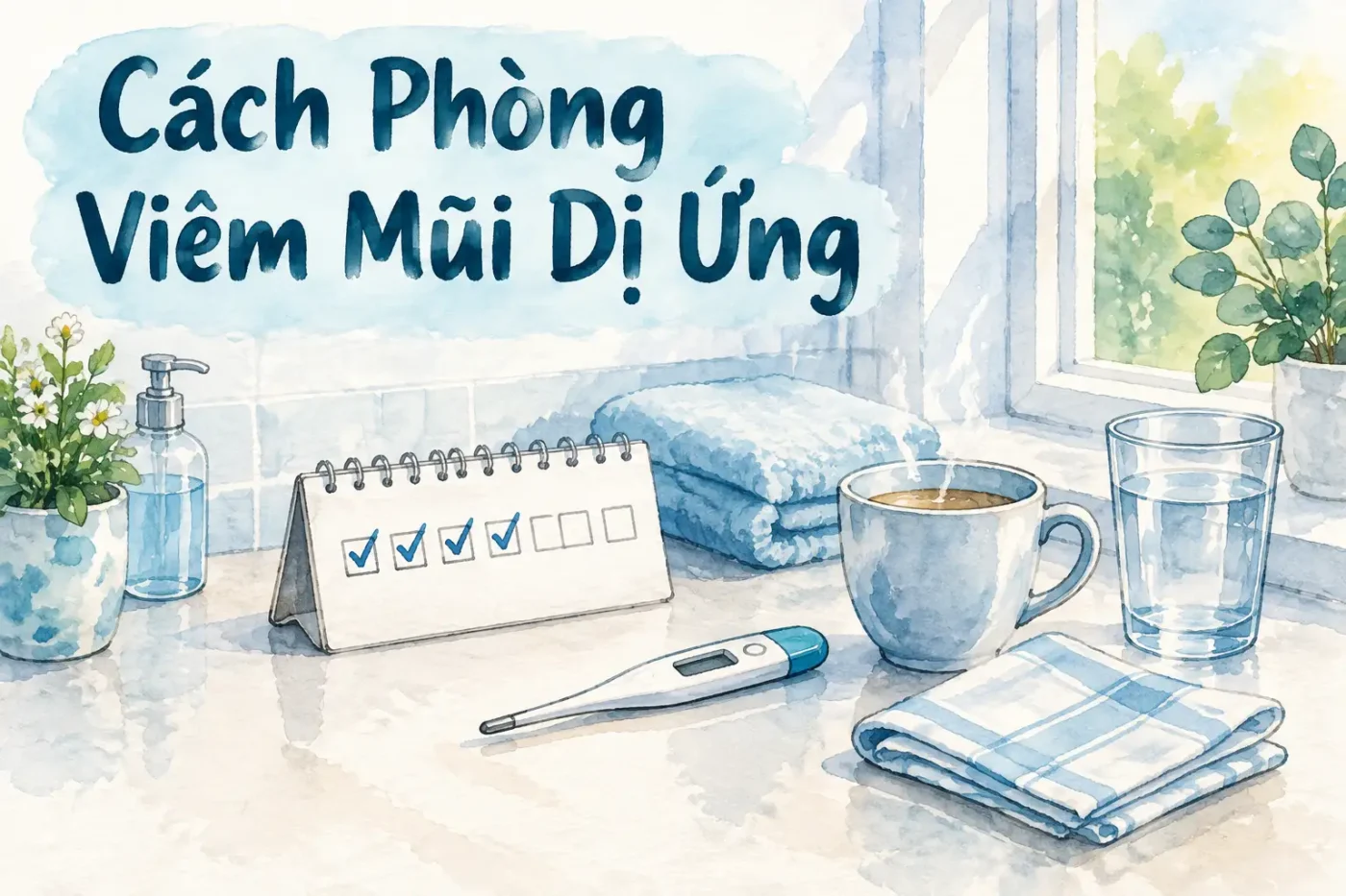 Cách phòng viêm mũi dị ứng khi giao mùa hiệu quả