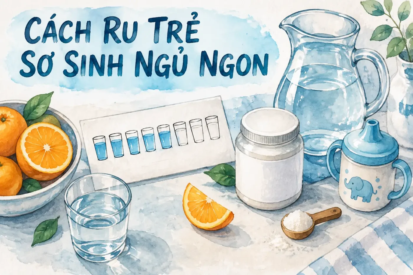 Cách ru trẻ sơ sinh ngủ ngon sâu giấc mỗi đêm