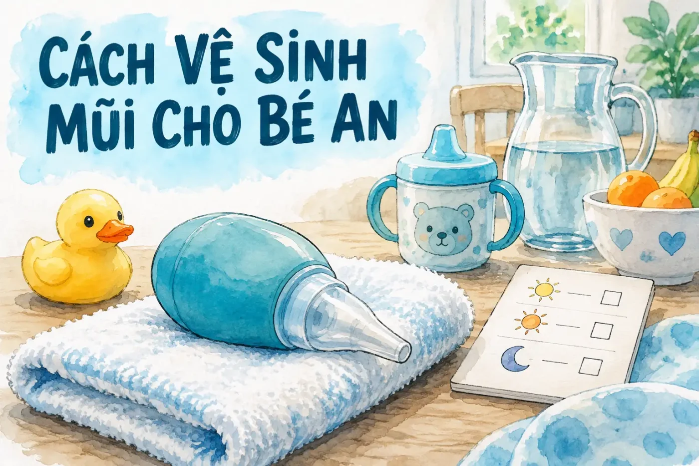 Cách vệ sinh mũi cho bé an toàn, mẹ nào cũng nên biết