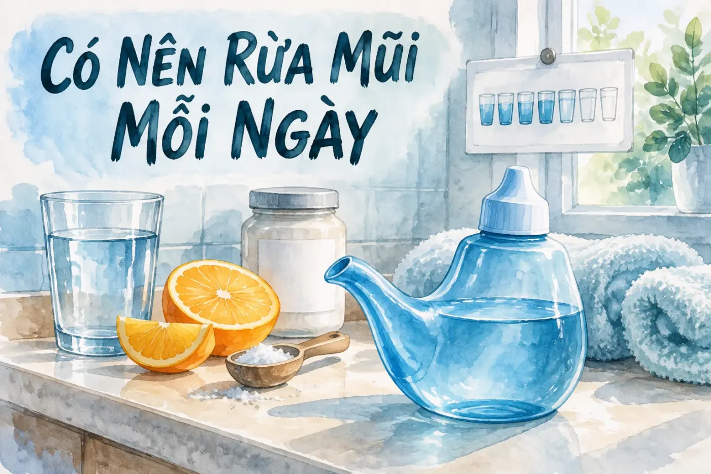 Có nên rửa mũi mỗi ngày