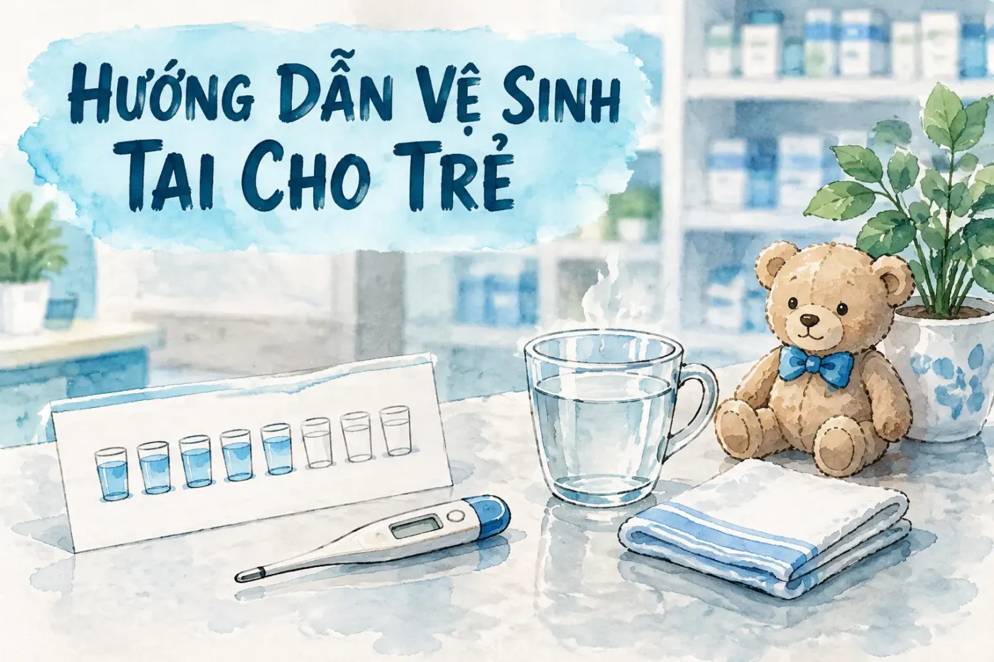 Hướng dẫn vệ sinh tai cho trẻ sơ sinh chuẩn nhất