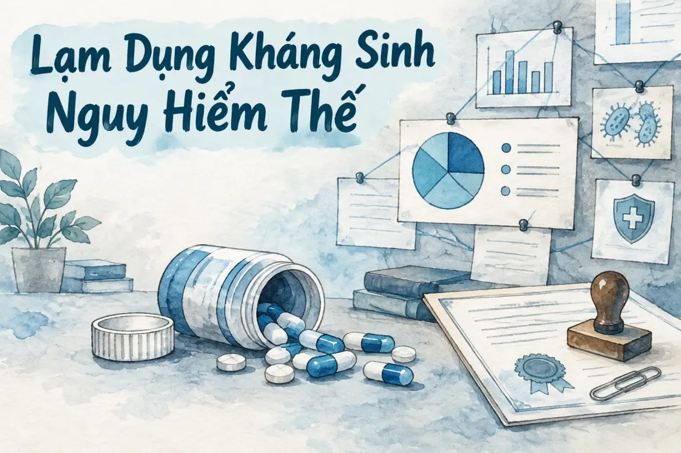Lạm dụng kháng sinh nguy hiểm thế nào