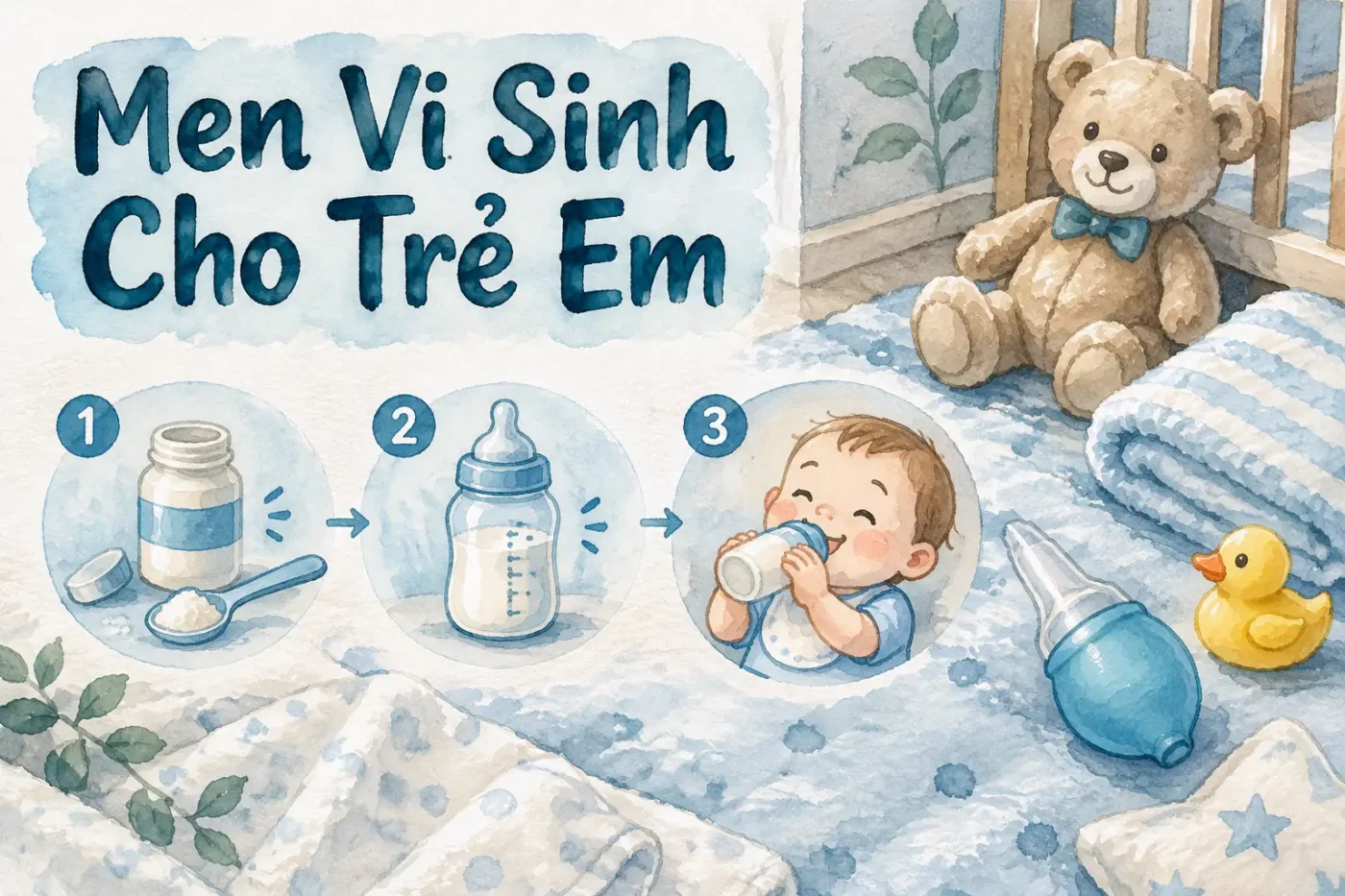 Men vi sinh cho trẻ em