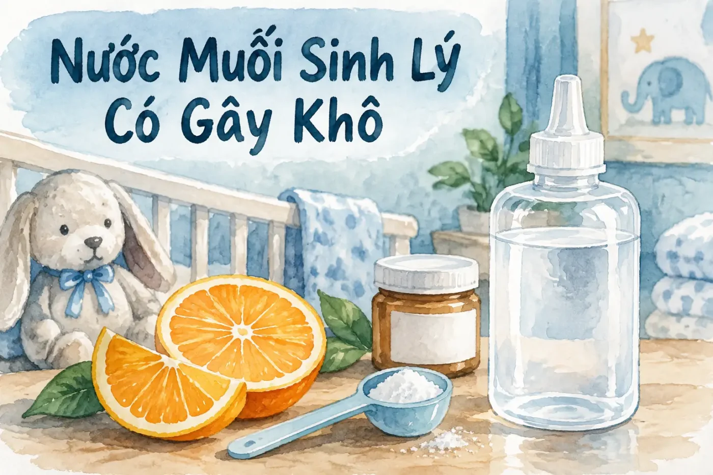 Nước muối sinh lý có gây khô mũi không