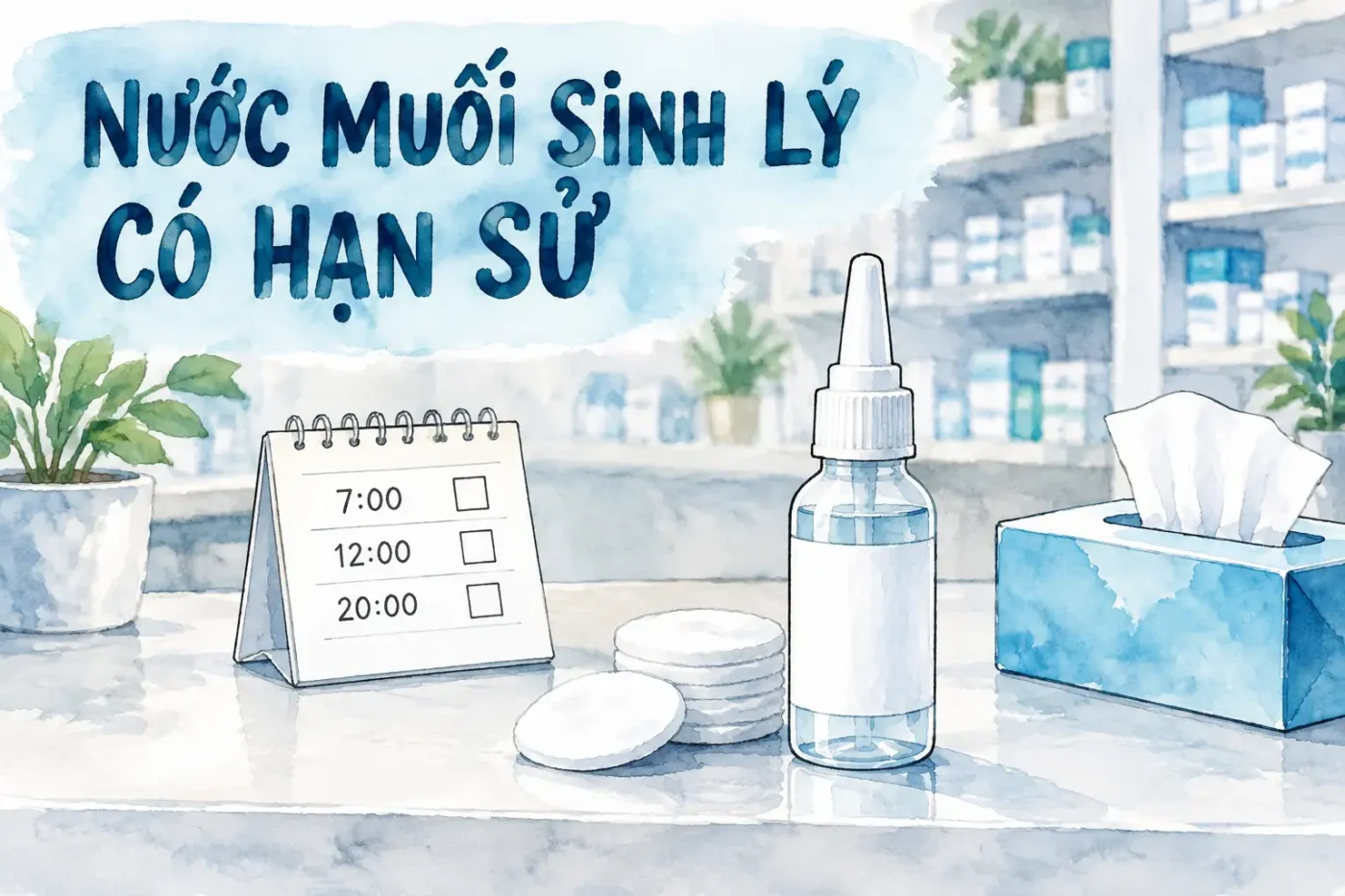 Nước muối sinh lý có hạn sử dụng bao lâu
