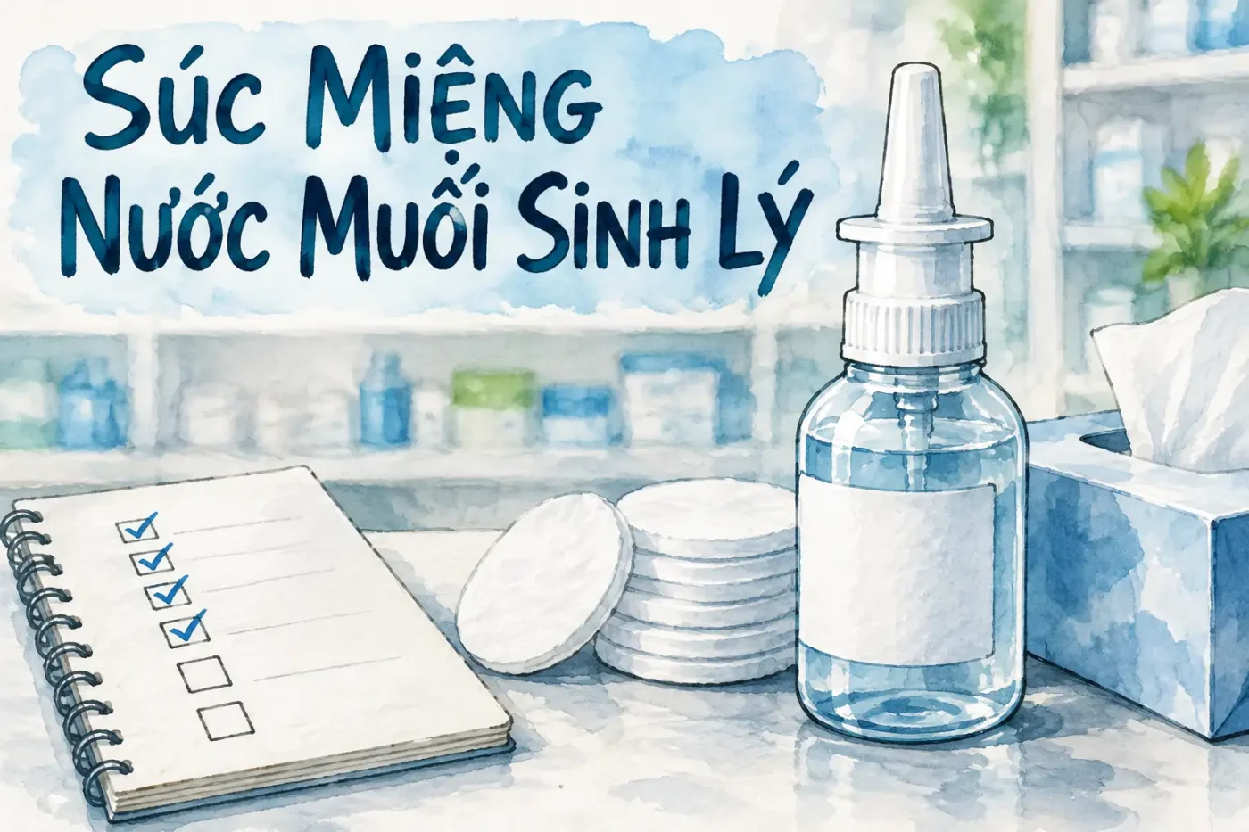 Súc miệng nước muối sinh lý có tốt không