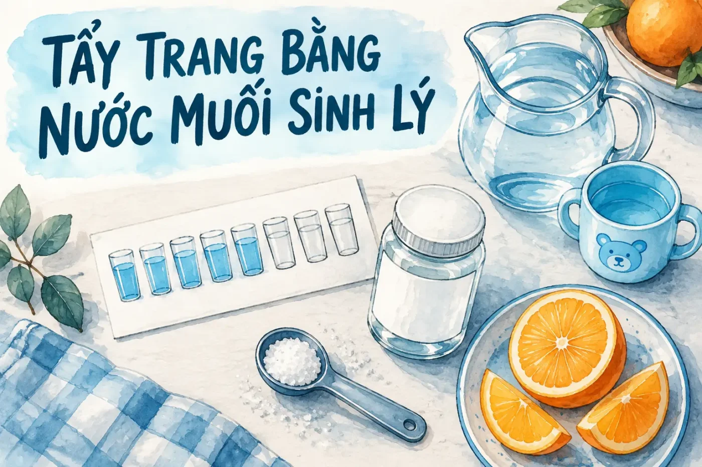 Tẩy trang bằng nước muối sinh lý có tốt không