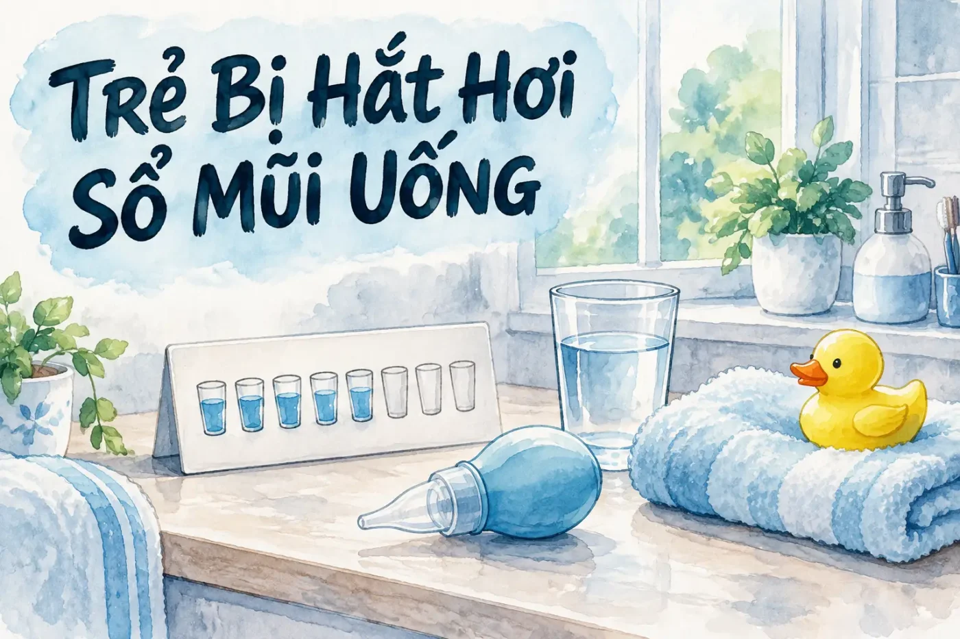 Trẻ bị hắt hơi sổ mũi uống thuốc gì nhanh khỏi