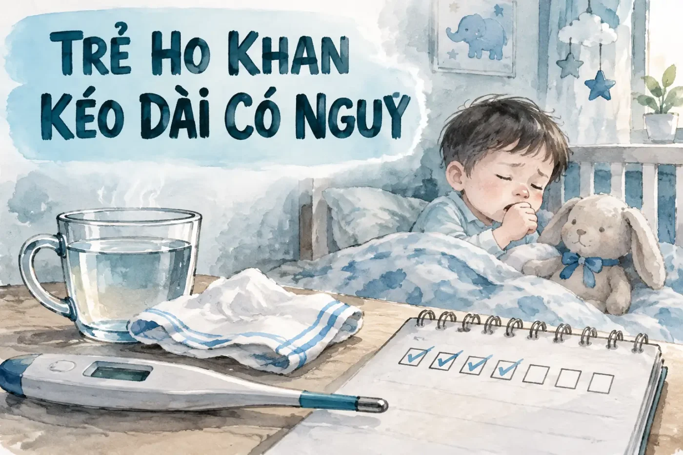 Trẻ ho khan kéo dài có nguy hiểm không