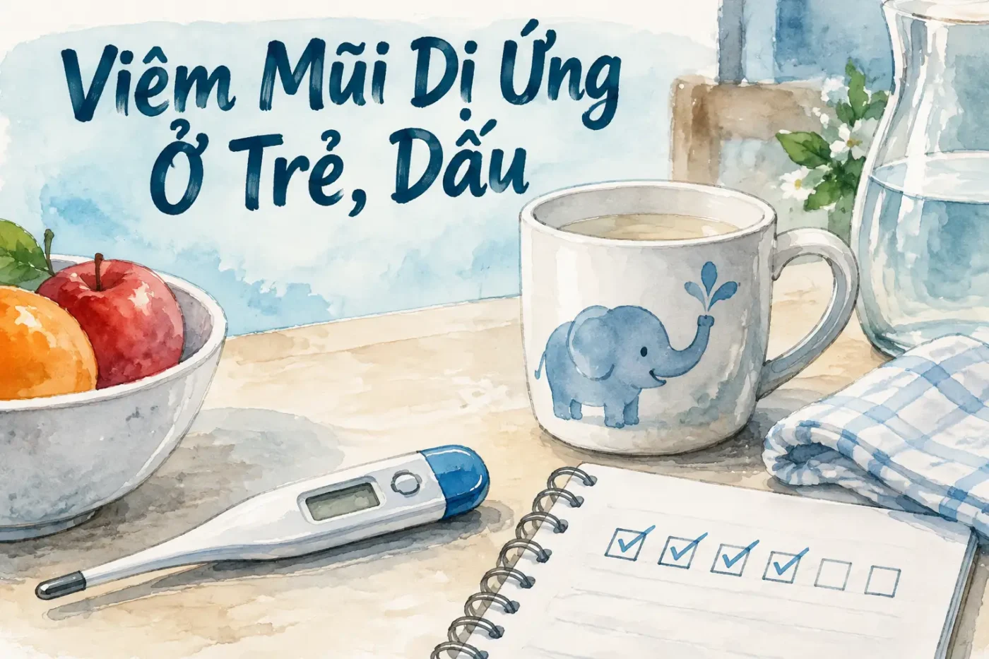 Viêm mũi dị ứng ở trẻ, dấu hiệu sớm cha mẹ đừng bỏ qua