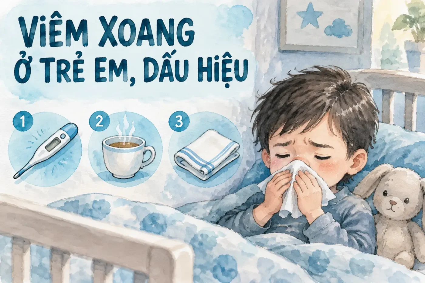 Viêm xoang ở trẻ em, dấu hiệu sớm cha mẹ cần biết